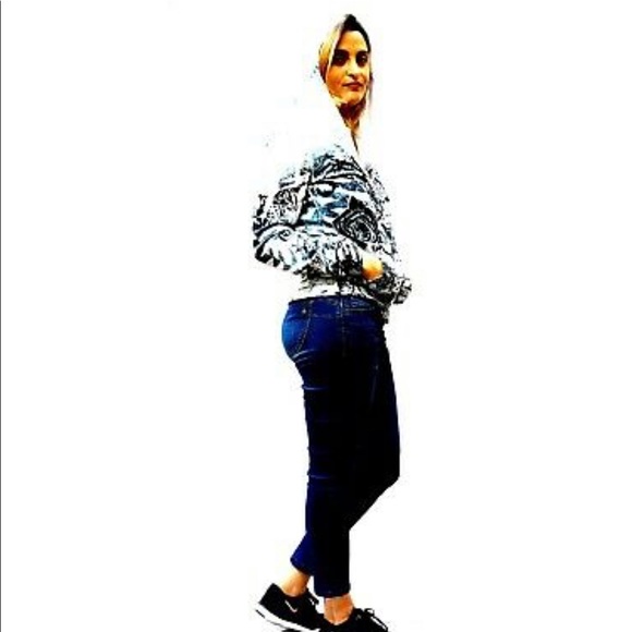 Sport Jacket Tie-dye Pattern Zip DNLA-D20 - Picture 7 of 8